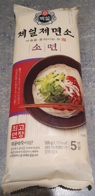 백설 국수 소면 제품 사진