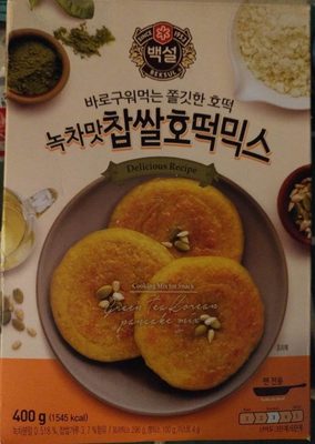 녹차맛 찹쌀호떡믹스 제품 사진