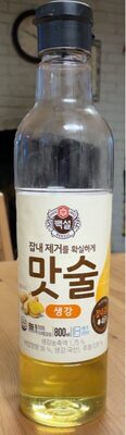 맛술 생강 제품 사진