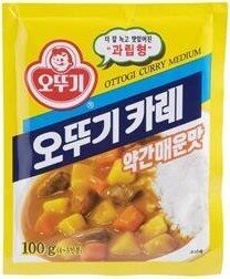 오뚜기카레 고형(약간매운맛) 제품 사진
