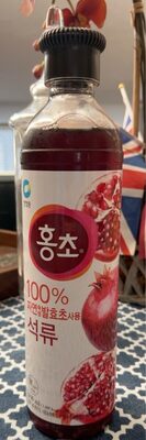청정원 홍초 석류 제품 사진