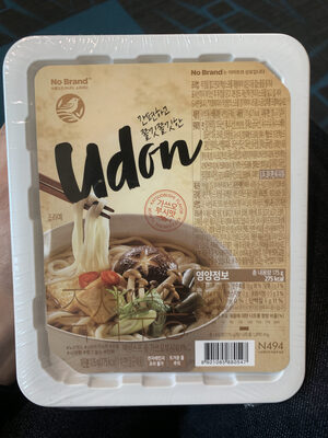 즉석우동 제품 사진