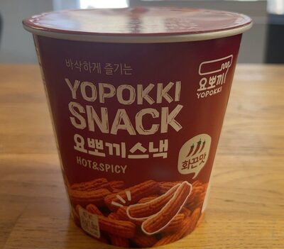 요뽀끼스낵 화끈맛 제품 사진
