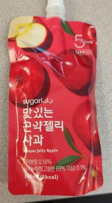 맛있는 곤약젤리 사과 제품 사진